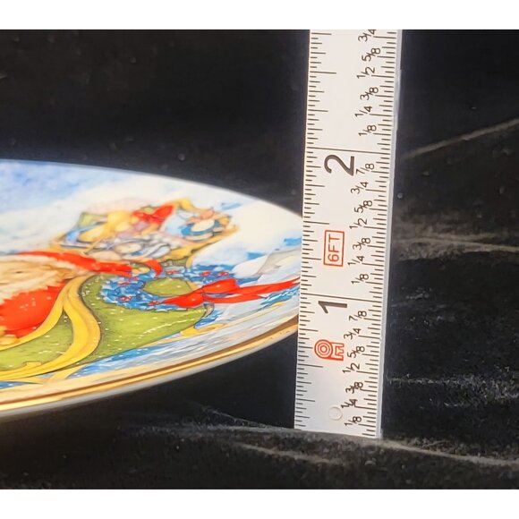 Antique Avon Porcelain Collector's Plate "Special Christmas Delivery" - Picture 6 of 6